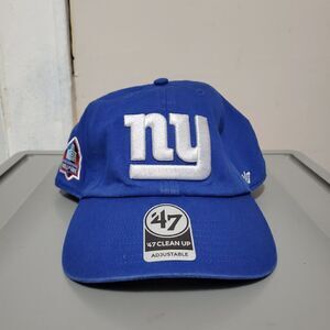 New York Giants '47  Clean Up Legacy Mens Adustable Hat Cap Blue OSFA Unisex NWT